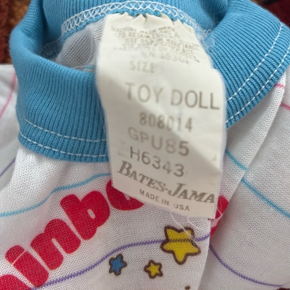 Vintage Rainbow Brite Doll Shirt Bates-Jama 80s - Picture 2 of 7
